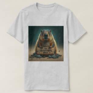 Camiseta marmota do kentucky morre no dia da marmota