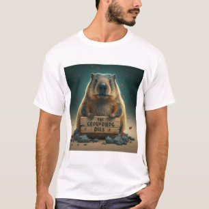 Camiseta marmota do kentucky morre no dia da marmota