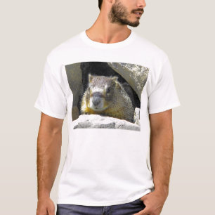Camiseta Marmota no t-shirt do antro da rocha