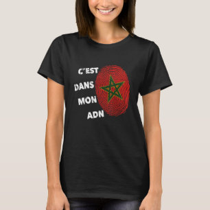 Camiseta Maroc C est Dans Mon e Marrocos Fier Marrocos em M