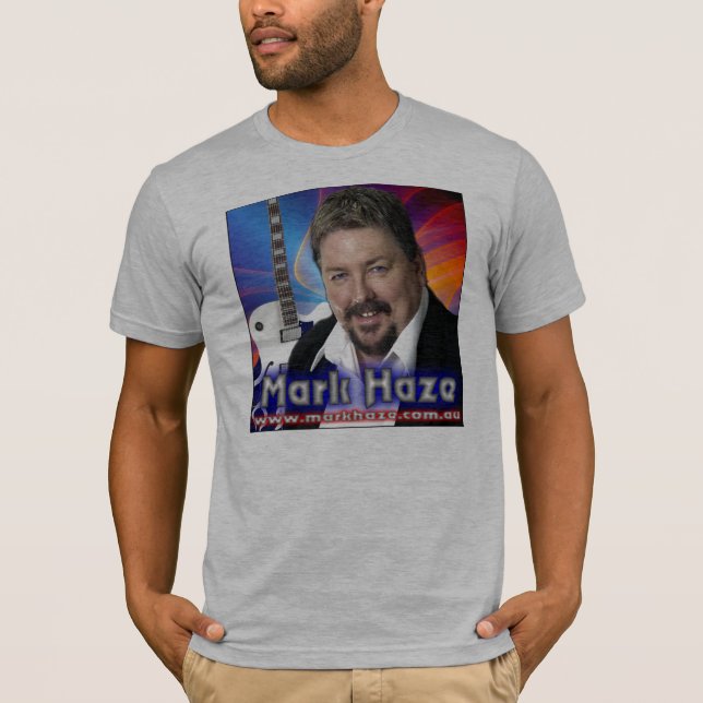 Camiseta Marque o t-shirt dos homens do embaçamento (Frente)