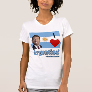 Camiseta Marque Sanford que eu amo Argentina