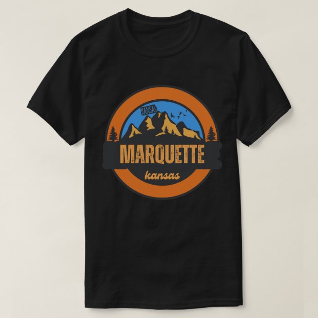 Camiseta Marquette, Kansas (Frente do Design)