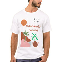 Camiseta Marrakech Chamei Eu Respondi Boho Deserto