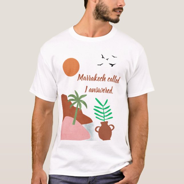 Camiseta Marrakech Chamei Eu Respondi Boho Deserto (Frente)