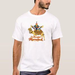 Camiseta Marrakech Morocco Design Vibrant Travel Art