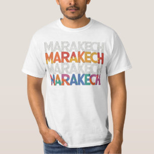 Camiseta Marraquexe: Cores de Marrocos