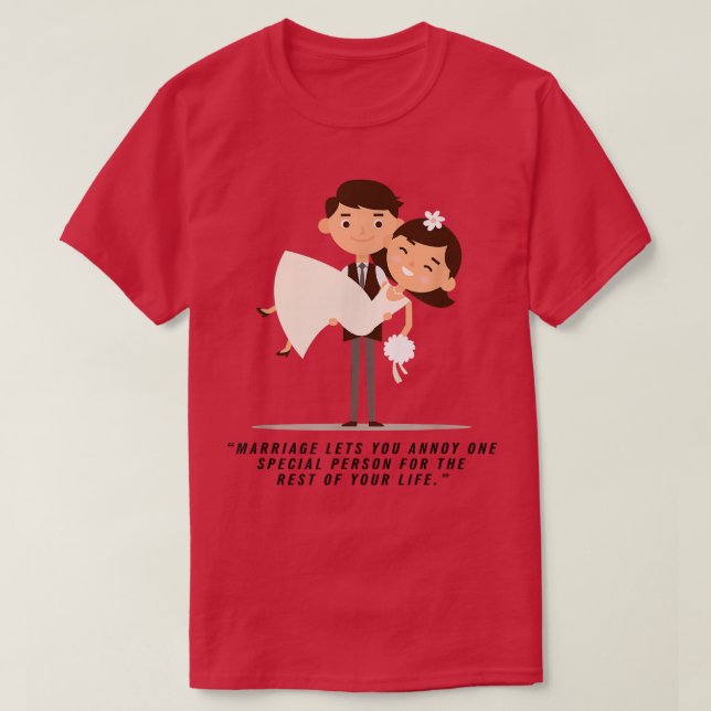 Camiseta MarriageBride Squad Tees Wedding Gift Engaged Wedd (Frente do Design)