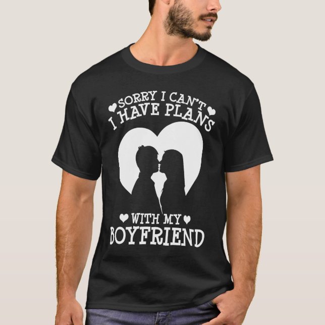 Camiseta Married Sorry I Can't I Have Plans With My Boyfrie (Frente)