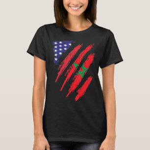 Camiseta Marrocos American Grown Flag USA Patriot Heritage 