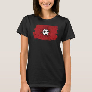 Camiseta Marrocos Bandeira Futebol de futebol marroquino Fa
