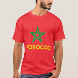 Camiseta Marrocos - Bandeira Marroquina