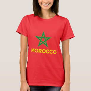 Camiseta Marrocos - Bandeira Marroquina