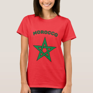 Camiseta Marrocos - Bandeira Marroquina Masculina