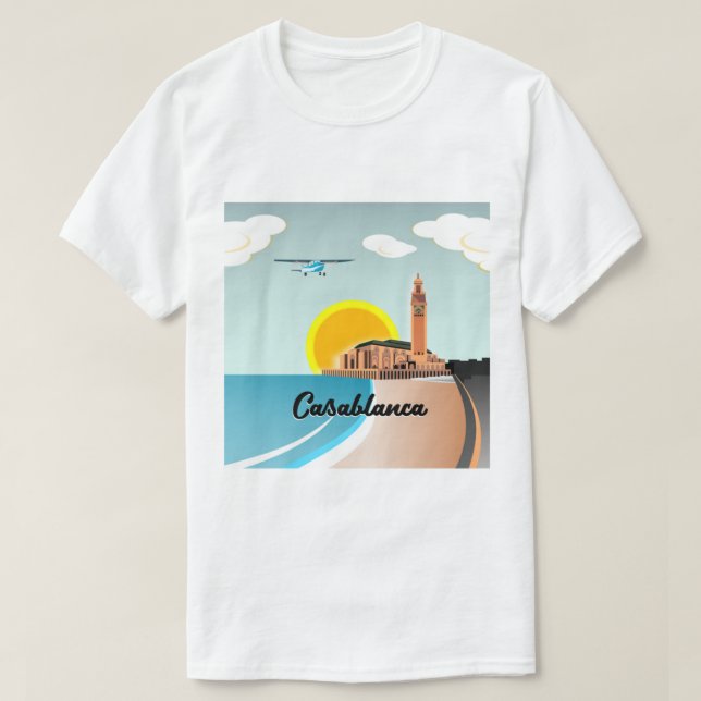 Camiseta Marrocos Casablanca Marrocos (Frente do Design)