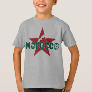 Camiseta Marrocos é a identidade, transmitida com orgulho