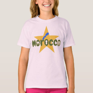 Camiseta Marrocos é a identidade, transmitida com orgulho