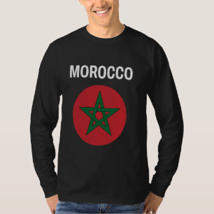 Camiseta Marrocos Flag Modern
