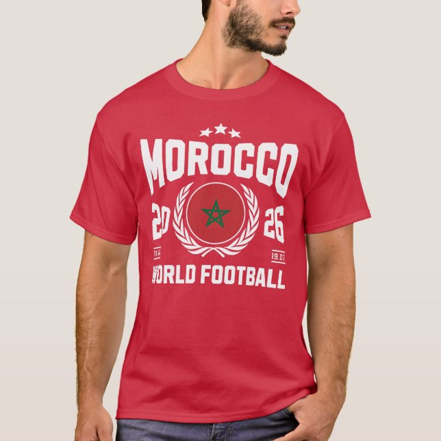 Camiseta Marrocos Futebol 2026 (Frente)