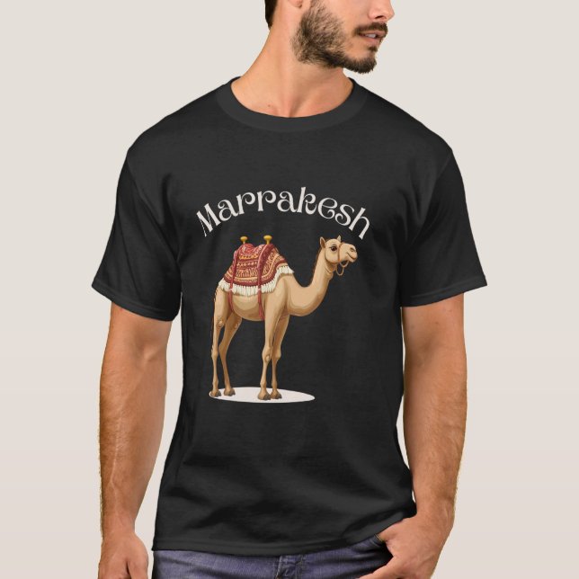 Camiseta Marrocos Marrakech Lembrança  Camelo Marrakech (Frente)