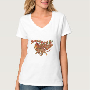 Camiseta Marrocos Mascote Leão Retro 2026 - Marroquino Colo