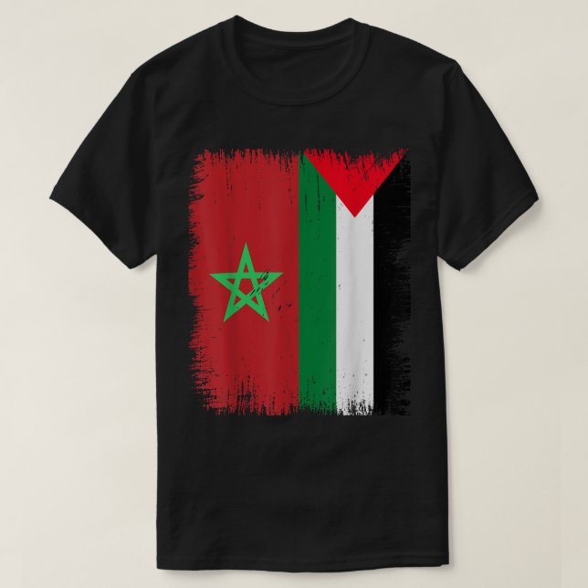 Camiseta Marrocos Palestina (Frente do Design)