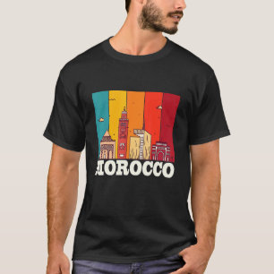 Camiseta Marrocos Skyline Africa Souvenir Marroquinos Gibra