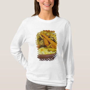Camiseta Marrocos, Tetouan. Refeição tradicional marroquina