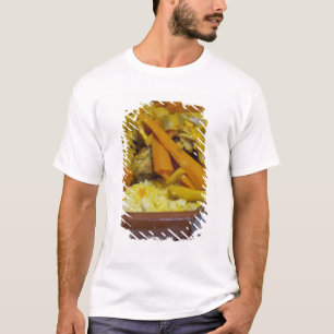 Camiseta Marrocos, Tetouan. Refeição tradicional marroquina
