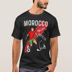 Camiseta Marrocos YALLAH Mondial Crew Support for Marroquin