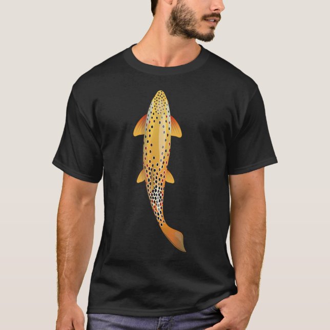 Camiseta Marrom de Cima (Frente)