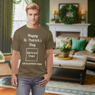 Camiseta Marrom de Negócios do Dia de São Patrício