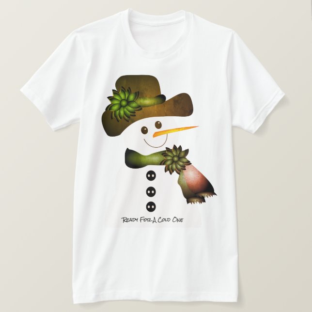 Camiseta Marrom e Verde  (Frente do Design)