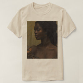 Camiseta Marrom Feminino Suave