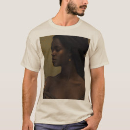 Camiseta Marrom Feminino Suave