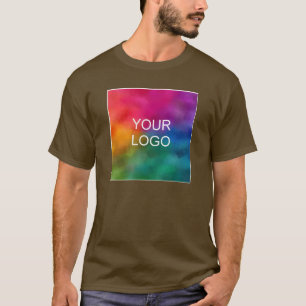 Camiseta Marrom personalizado Crie seu próprio Modelo de a