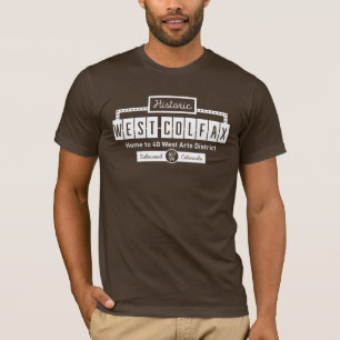 Camiseta Marrom Unisex Histórica West Colfax