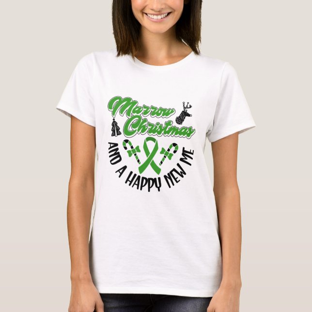 Camiseta Marrow Christmas And A Happy New Me - Stem Cell Ch (Frente)