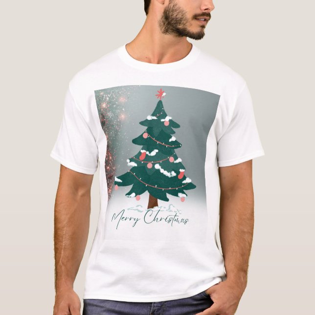 Camiseta Marry christmiss festive holiday tee (Frente)