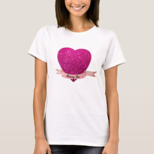 Camiseta Marry Me Pink Heart