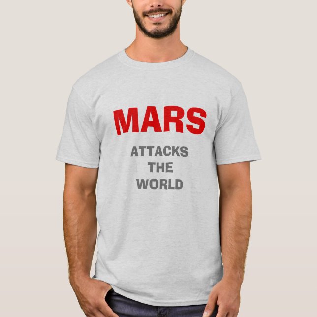 CAMISETA MARS ATACA O MUNDO (Frente)