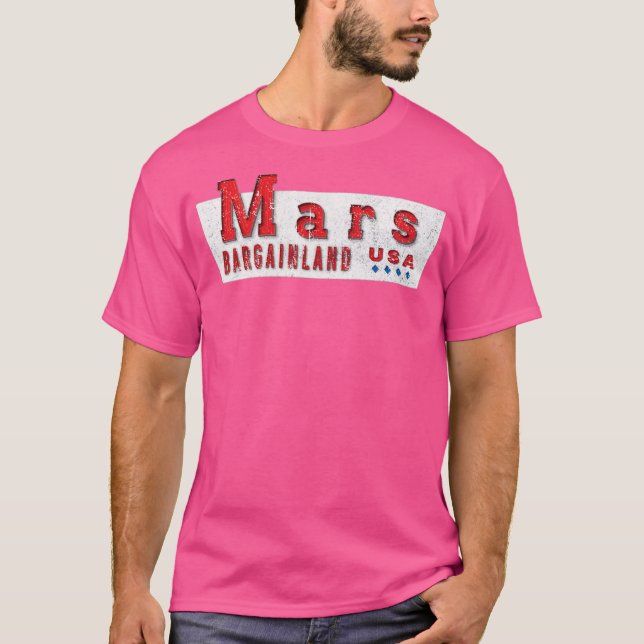 Camiseta Mars Bargainland USA T-Shirt - New Bedford, MÃES (Frente)