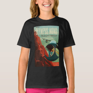 Camiseta Mars Olympus Mons Maior Sistema Solar de Vulcão