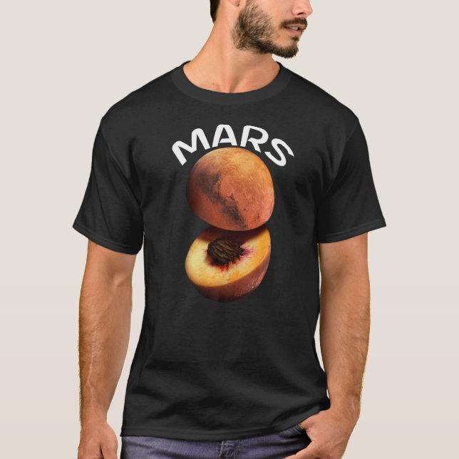 Camiseta Mars Para O Planeta Vermelho Astrônomo (Frente)