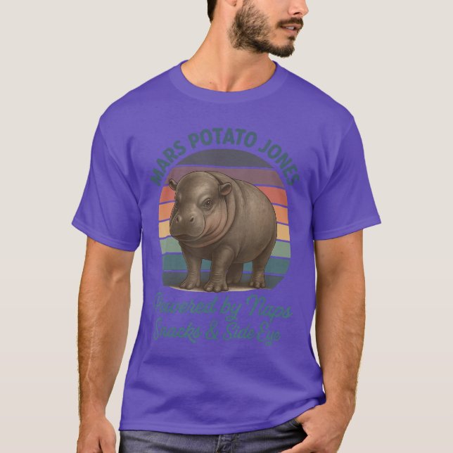 Camiseta Mars Potato Jones com tecnologia Naps Snacks Side  (Frente)