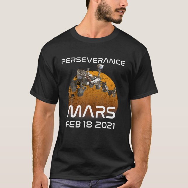 Camiseta Mars Rover Perseverança (Frente)