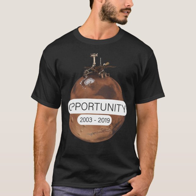 Camiseta Mars rover portunity Classic T-Shirt (Frente)
