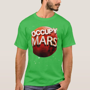 Camiseta Mars Space Exploration Ocupar Colonize Explorer So