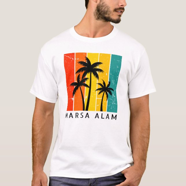 Camiseta Marsa Alam Vintage Sunset (Frente)