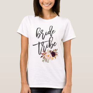 Camiseta Marsala burgundy Tribo Floral
